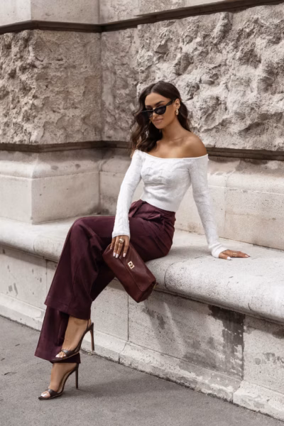 TROUSERS FERN BORDO LB 77 — view 3