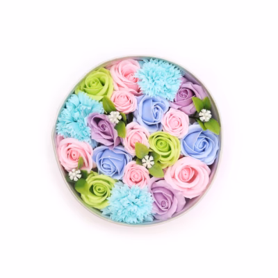 Soap Flowers Baby Blessings - Blues SFBX-01