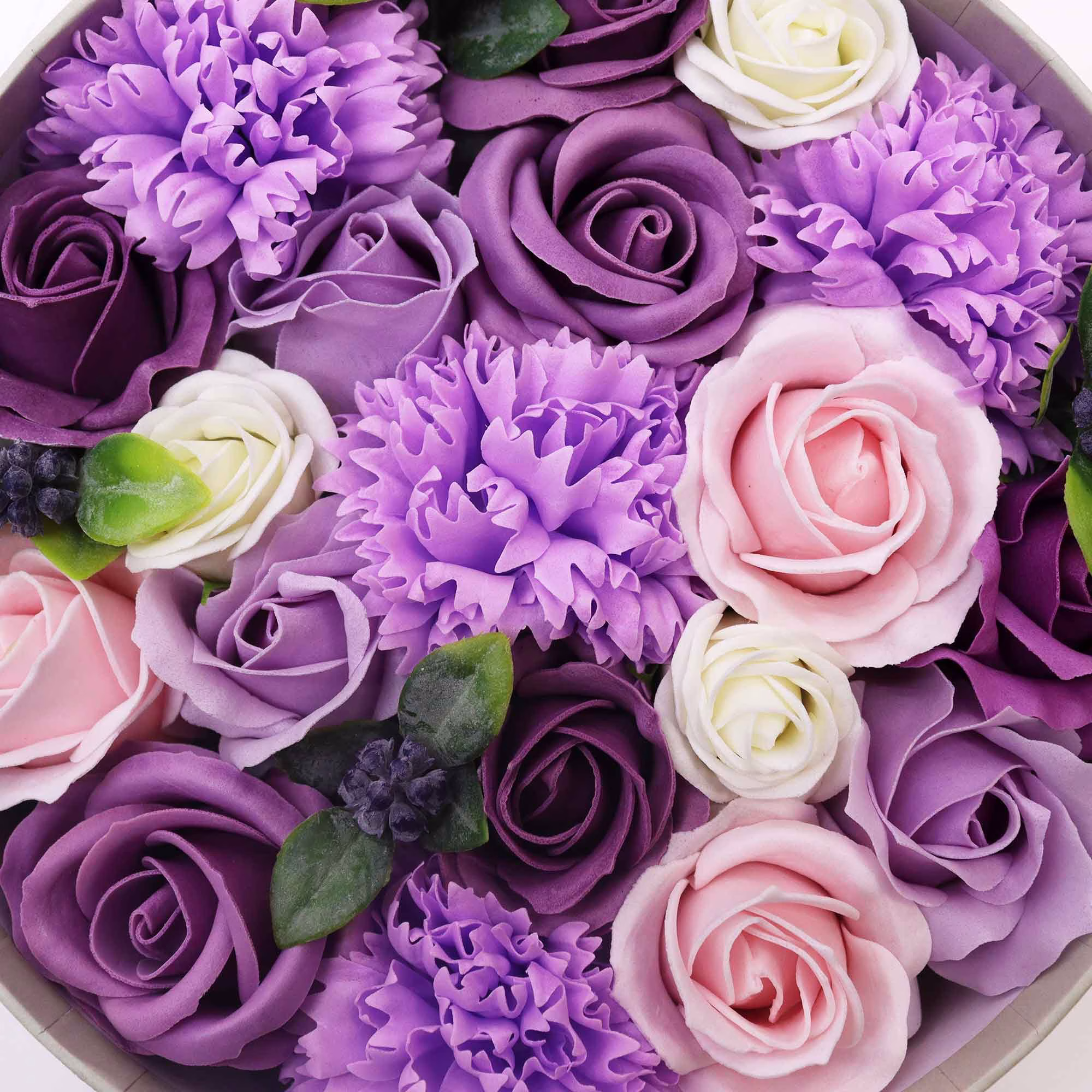 Soap Flowers Lavender Rose & Carnation SFBX-07 — view 4