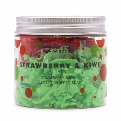 Strawberry & Kiwi Whipped Cream Soap 120g WCS-03
