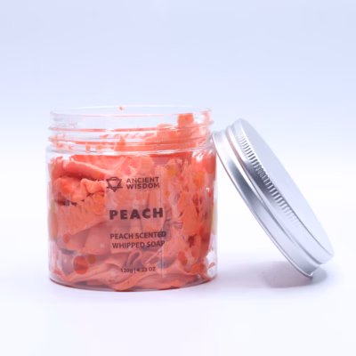 Peach Whipped Soap 120g WCS-21