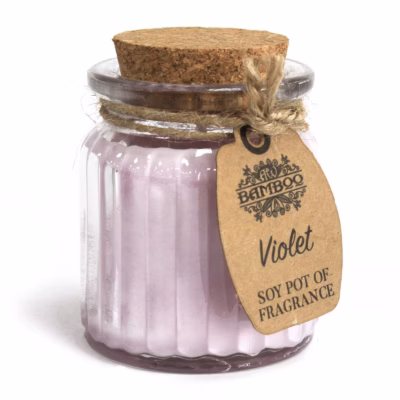 Violet Soy Pot of Fragrance Candles SoyP-04