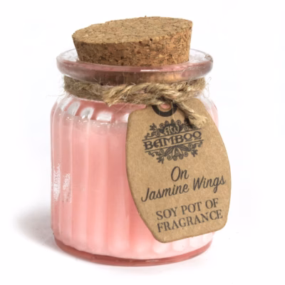 On Jasmine Wings Soy Pot of Fragrance Candles SoyP-08