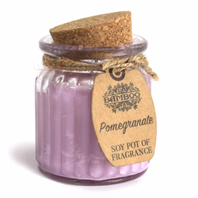 Pomegranate Soy Pot of Fragrance Candles SoyP-09