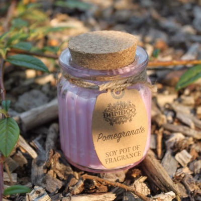 Pomegranate Soy Pot of Fragrance Candles SoyP-09