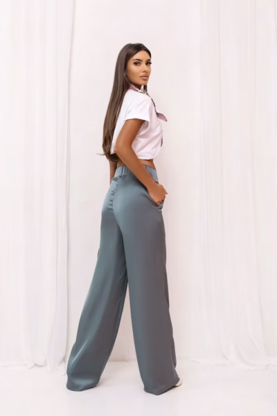 DIVA SATIN TROUSERS LB 95 — view 3