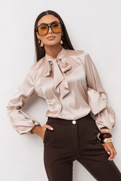 VIVIENNE SATIN SHIRT LB 97