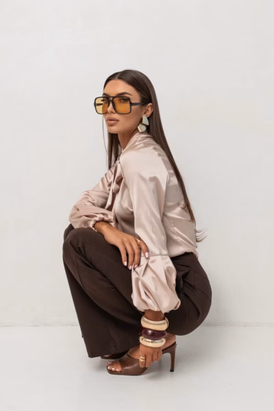 VIVIENNE SATIN SHIRT LB 97