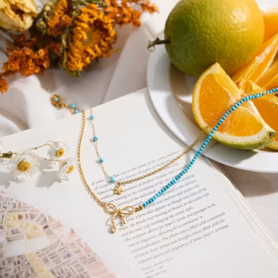 THALASSA BOW LAYERED CHOKER 212528 — view 3