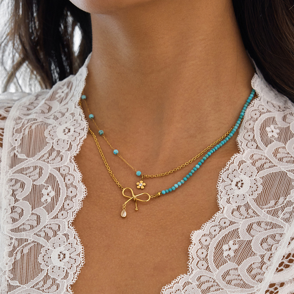 THALASSA BOW LAYERED CHOKER 212528 — view 2