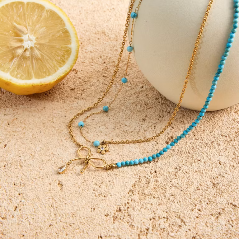 THALASSA BOW LAYERED CHOKER 212528