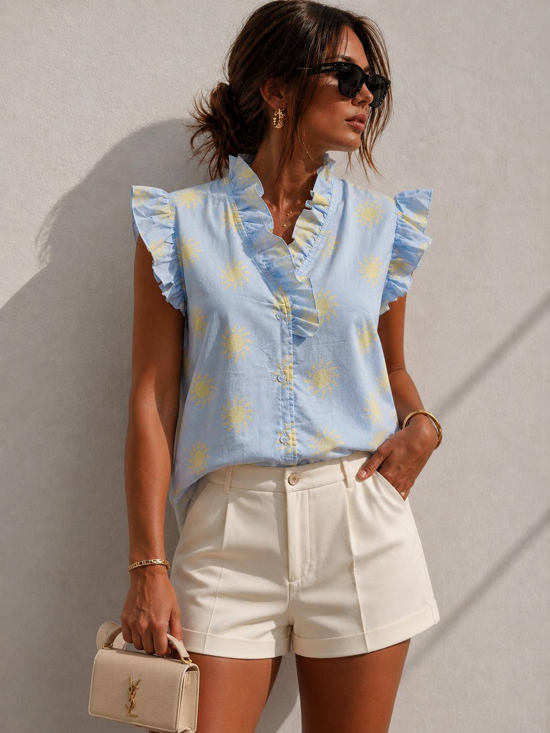 HELIOS RUFFLE SHIRT 283 — view 2