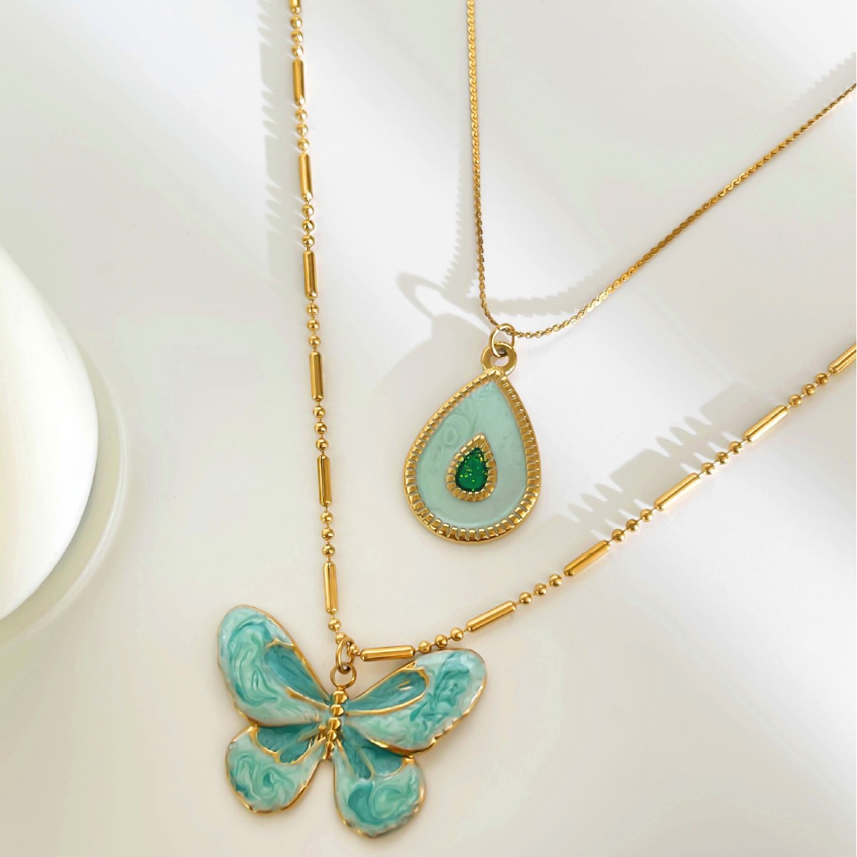 AERO & AQUA LAYERED NECKLACE 24355 — view 3