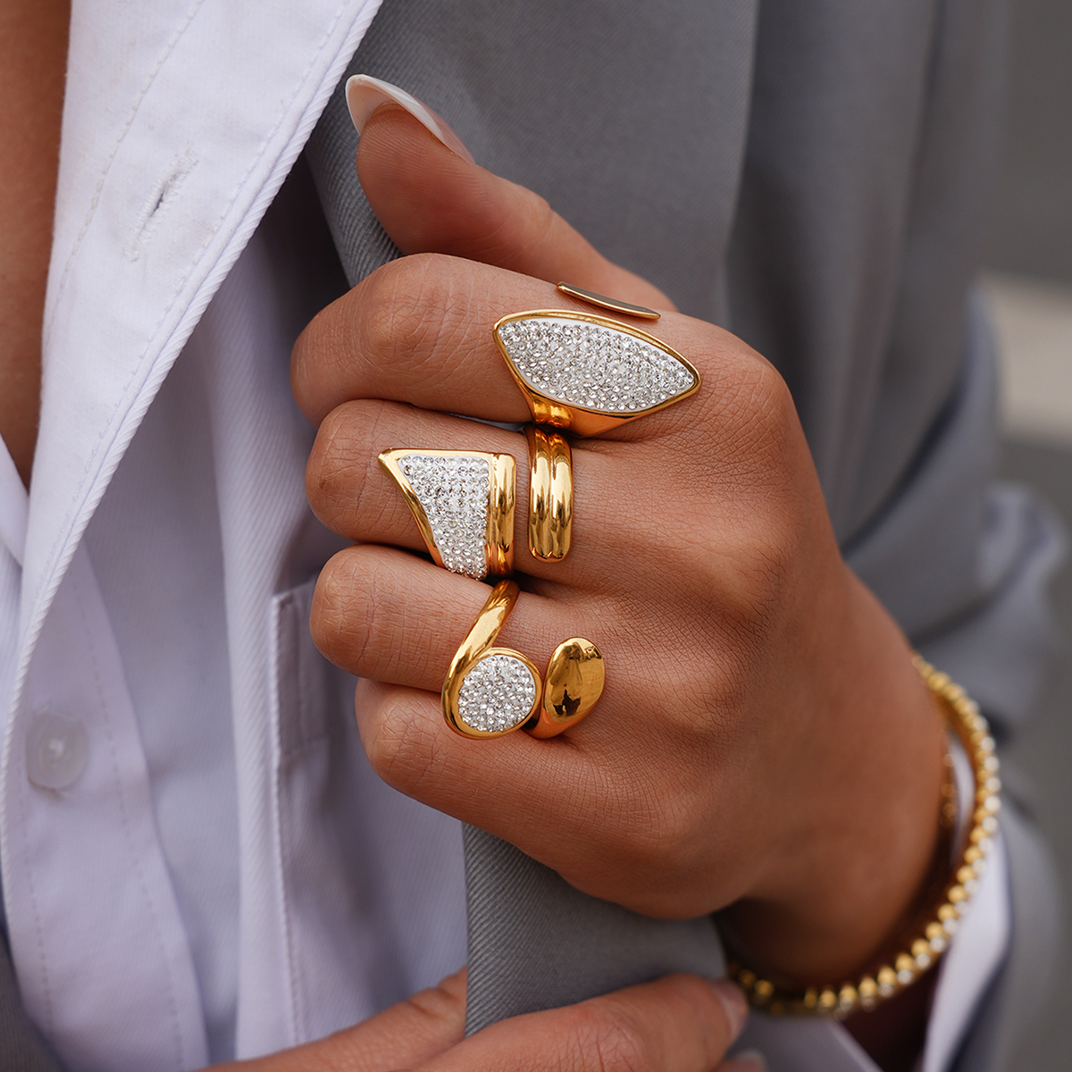 MARQUISE GLAM STATEMENT RING 21293