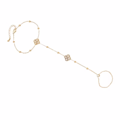 ETERNAL CLOVER HAND CHAIN 32749