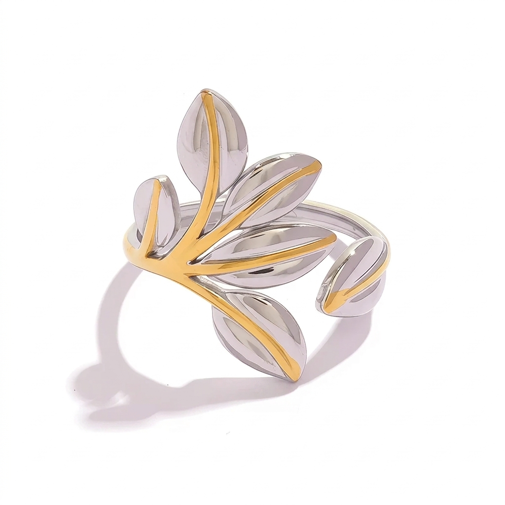 OLIVE BRANCH DUO-TONE RING 21297