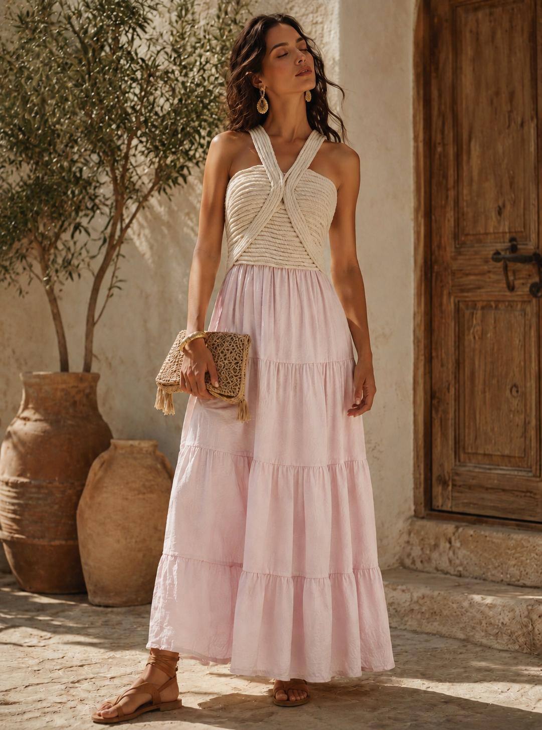 THALASSA MACRAME MAXI DRESS 276