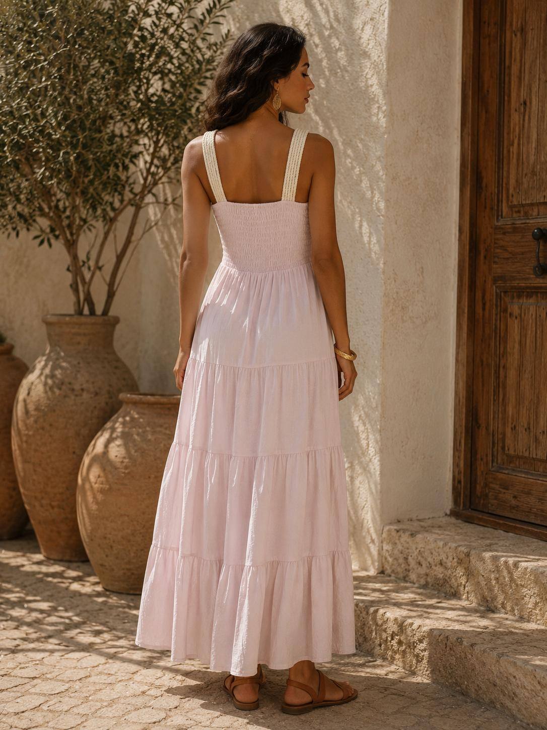 THALASSA MACRAME MAXI DRESS 276 — view 3