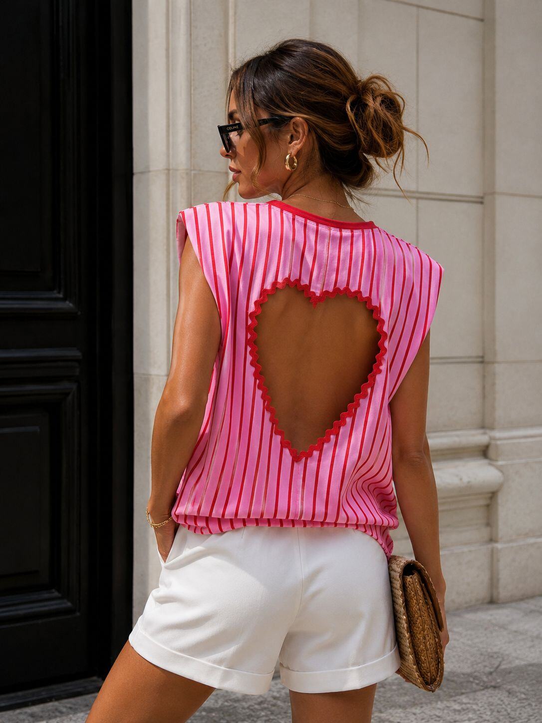 AMOUR HEART CUT-OUT TOP 367