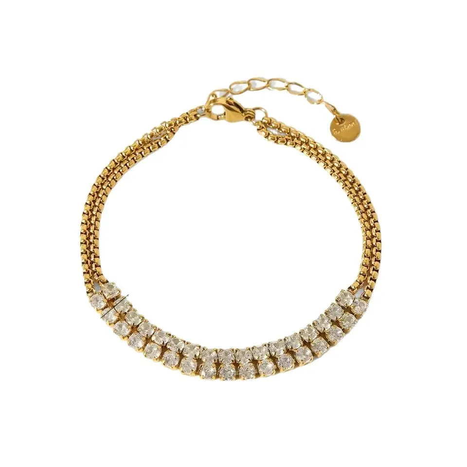DOUBLE ROW TENNIS GLOW BRACELET 27348