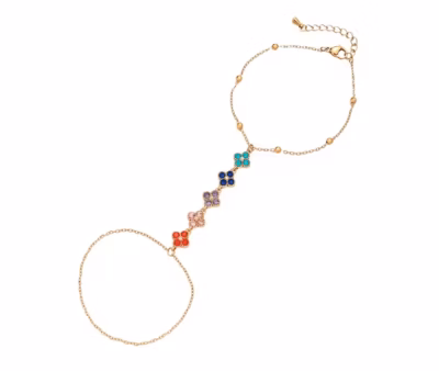 GILDED JASMINE HAND CHAIN 36180