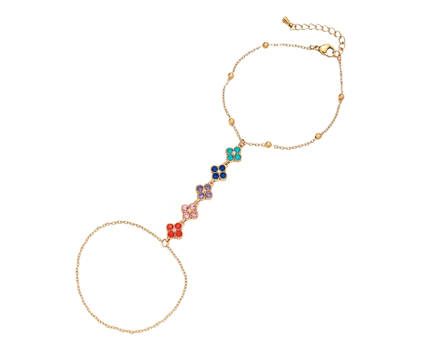 GILDED JASMINE HAND CHAIN 36180
