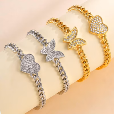CUBAN LINK HEART 0822 — view 2