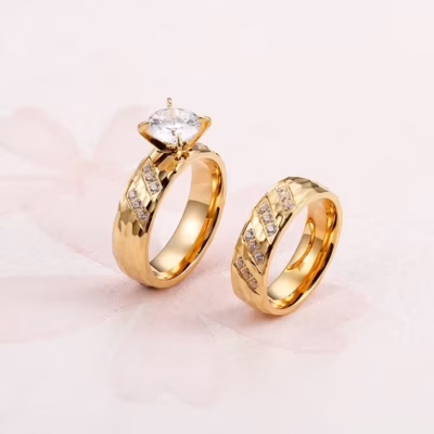 RING SET HAMMERED REFLECTIONS 2819 — view 6