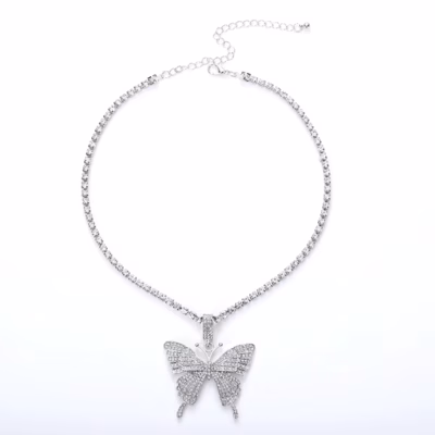 RIVIERE NECKLACE BUTTERFLY 8826 — view 2