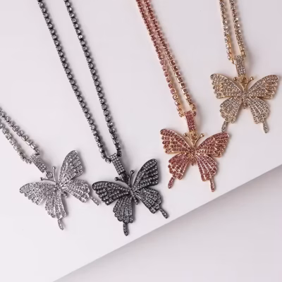 RIVIERE NECKLACE BUTTERFLY 8826 — view 4