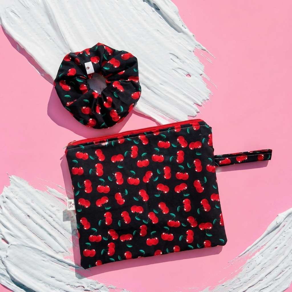 BLACK CHERRY SCRUNCHIE 10710