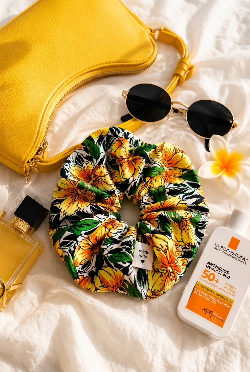 SUN-KISSED BLOOM SCRUNCHIE 10720