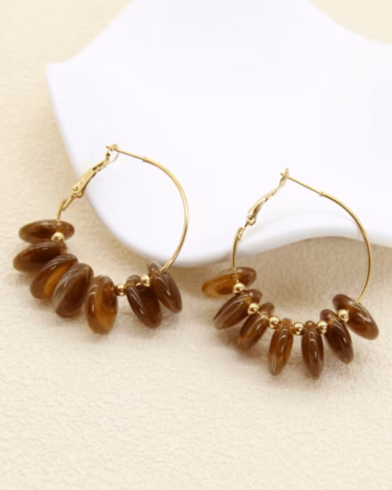 AMBER WAVE EARRINGS 849711