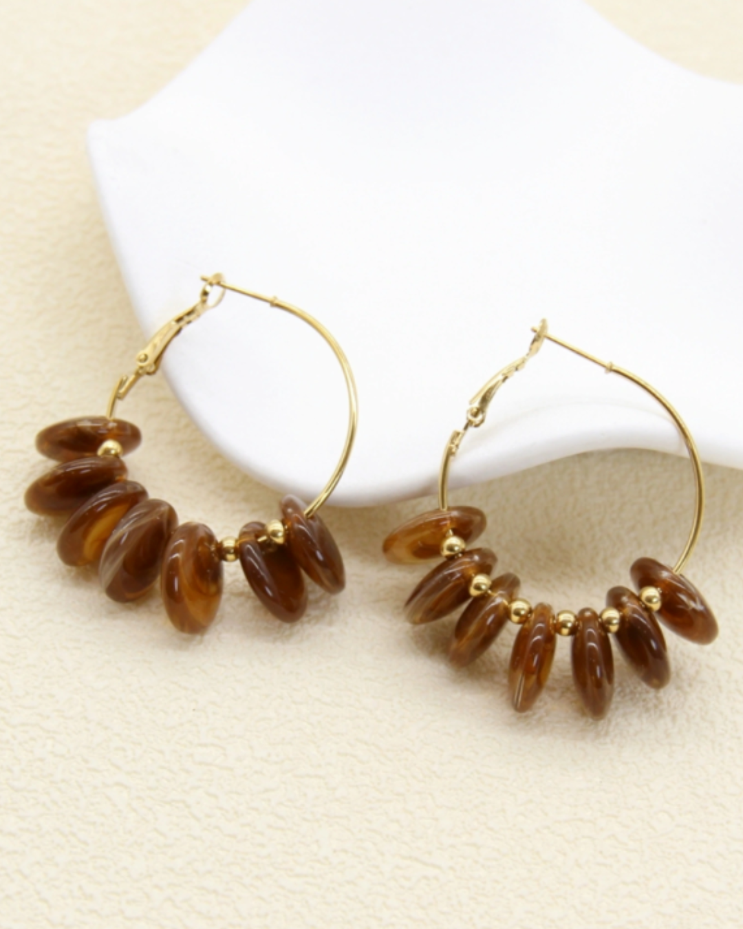 AMBER WAVE EARRINGS 849711