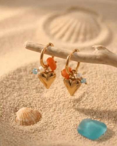 AMALFI HEART EARRINGS 62529
