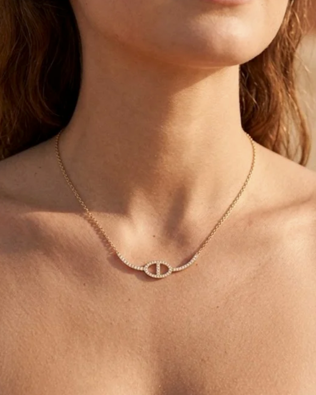 AURA MARINER PAVE NECKLACE 65739
