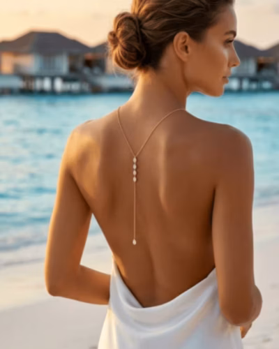 ETHERIAL OVAL BACK NECKLACE 12852