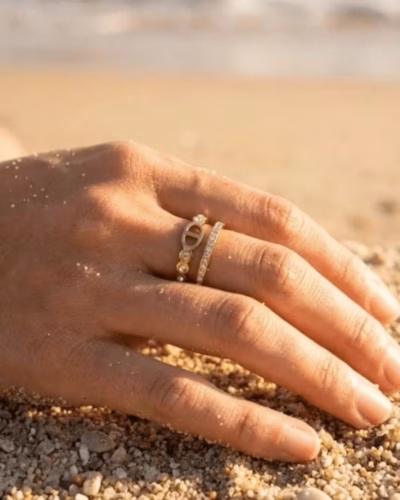 AURA LINK & ETERNITY RING 79791