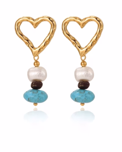 AURA BAROQUE HEART EARRINGS 229837