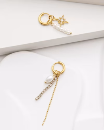 CELESTIAL PEARL EARRINGS 771318 — view 2