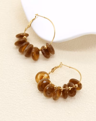AMBER WAVE EARRINGS 849711 — view 2
