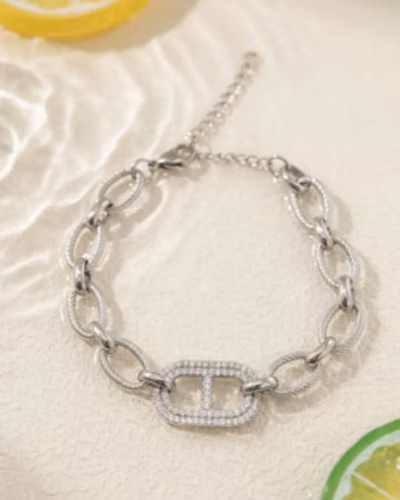 LUMINOUS OVAL LINK BRACELET 56920