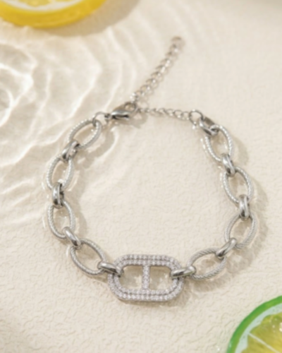 LUMINOUS OVAL LINK BRACELET 56920