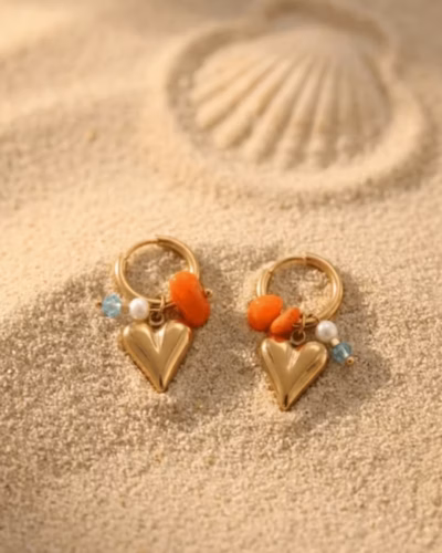 AMALFI HEART EARRINGS 62529