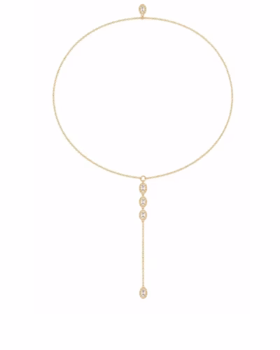 ETHERIAL OVAL BACK NECKLACE 12852