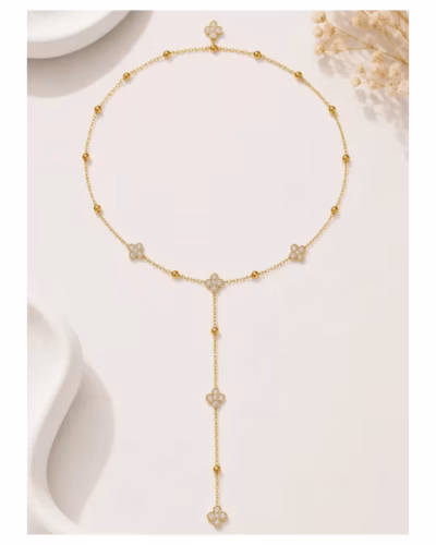 AURA CLOVER BACK NECKLACE 12853