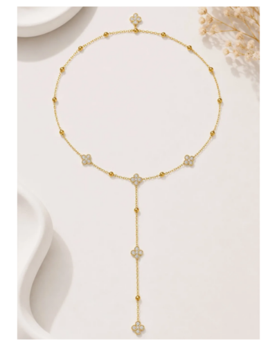 AURA CLOVER BACK NECKLACE 12853