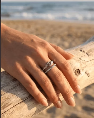AURA LINK & ETERNITY RING 79791