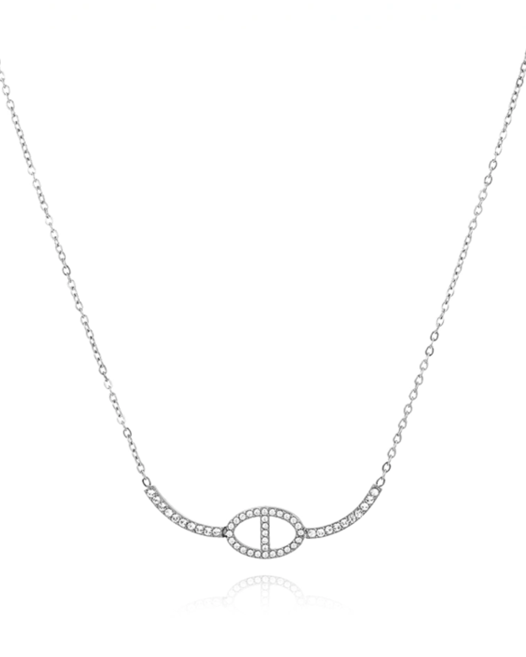 AURA MARINER PAVE NECKLACE 65739 — view 2
