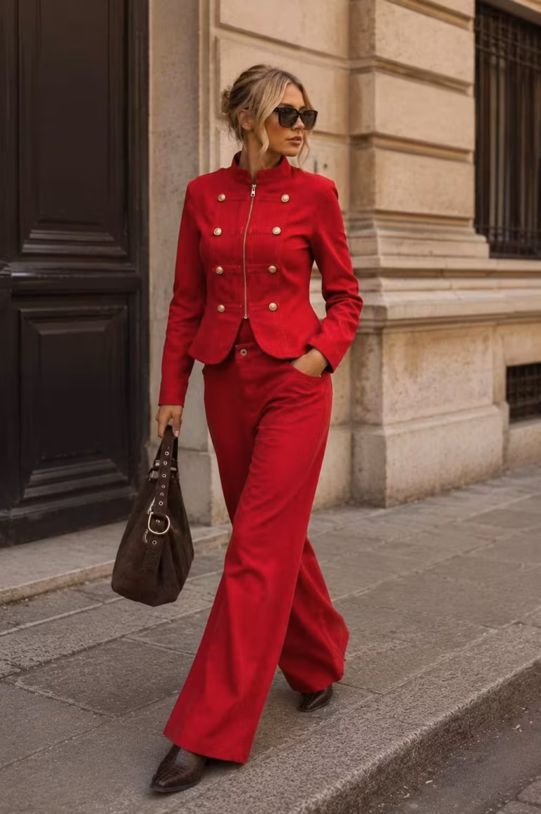 OFFICER CHIC SET 32157 — TOP-ΜΠΛΟΥΖΕΣ-ΠΟΥΚΑΜΙΣΑ